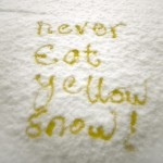 yellow snow